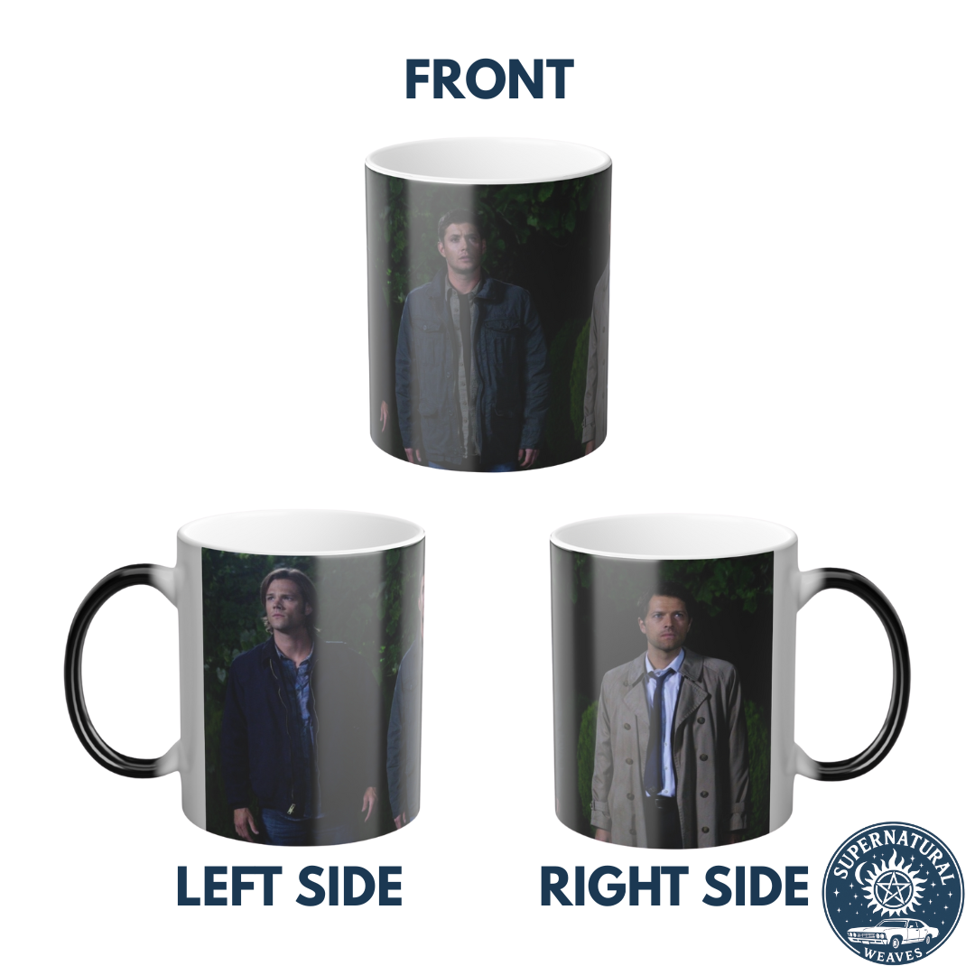 Dean, Sam, & Cas Heat Revealing Mug
