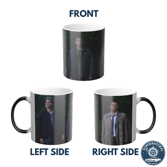 Dean, Sam, & Cas Heat Revealing Mug